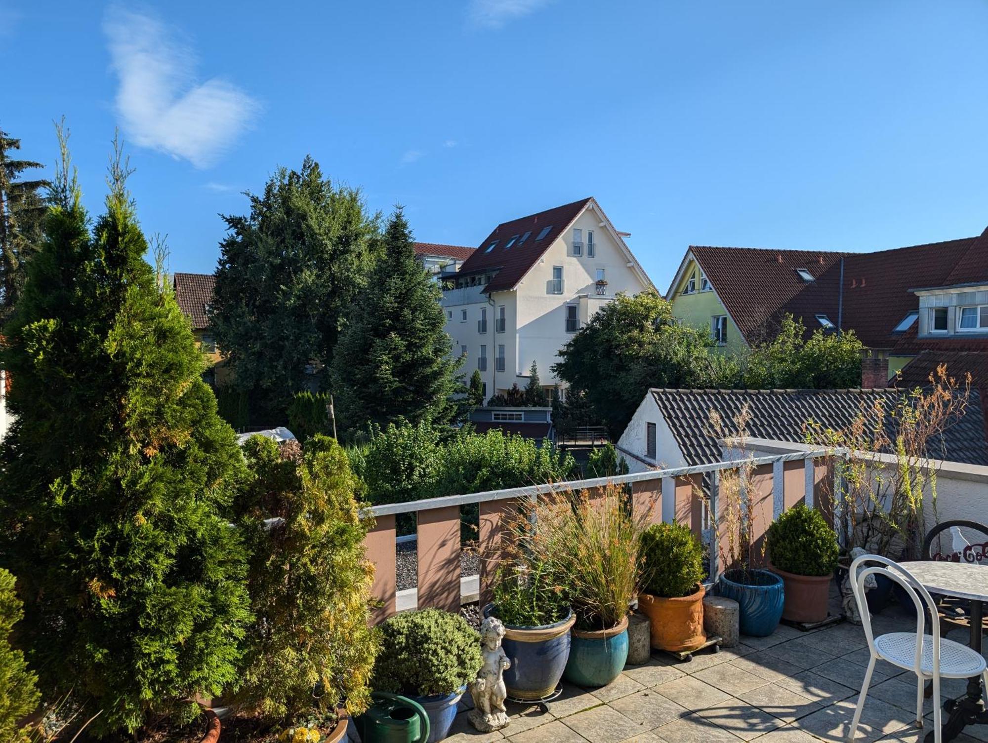Storchennest - Schoenes, Ruhiges Apartment Mit Sonnenterrasse Tettnang Buitenkant foto